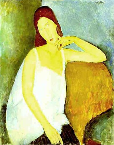 Portrait of Jeanne Hébuterne 1898-1920 by Amedeo Modigliani